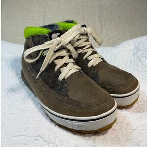 Sorel Men's 10 Brown Suede Tivoli Chukka Lace Up Winter Ankle Boots Shoes Casual